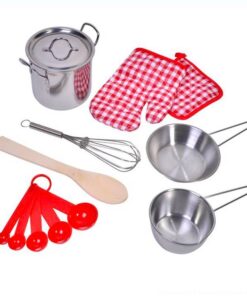 Ustensile si vase bucatarie pentru copii, 9 piese