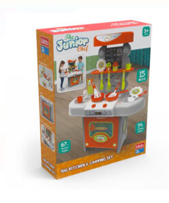 Alternative view of Bucatarie cu ustensile pentru copii, 67 cm, 3 ani+