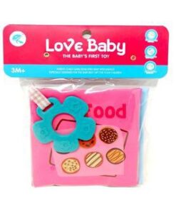 Carte senzoriala bebelusi si jucarie pentru dentitie, Alimente