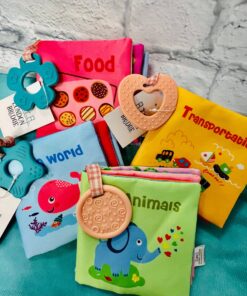 Alternative view of Carte senzoriala bebelusi si jucarie pentru dentitie,Obiecte