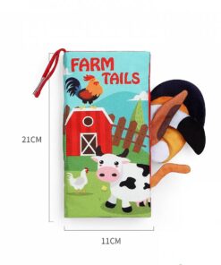 Alternative view of Carte senzoriala bebelusi si jucarie pentru dentitie, Animale Domestice