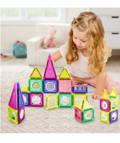 Alternative view of Set de constructie magnetic cu 34 de piese, 3 ani