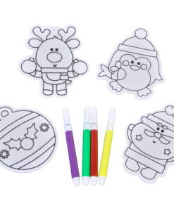 Coloreaza decoratiunile de Craciun