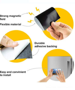 Alternative view of Folie magnetica,autoadeziva pentru activitati crafts