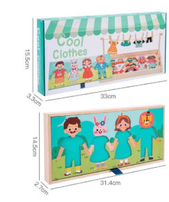 Alternative view of Imbraca Familia, joc educativ din lemn