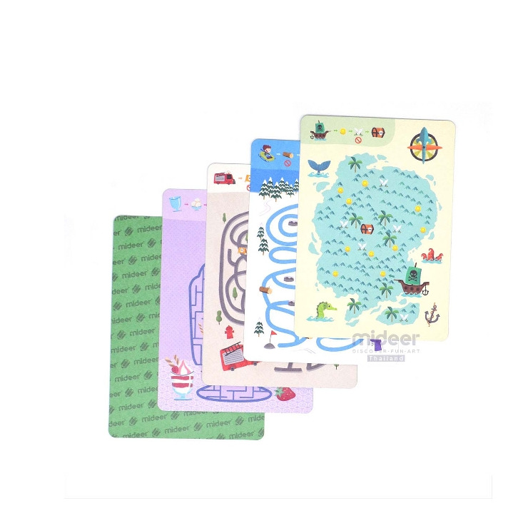 Joc Labirint cu Planse Educative pentru copii, Mideer - imagine 4