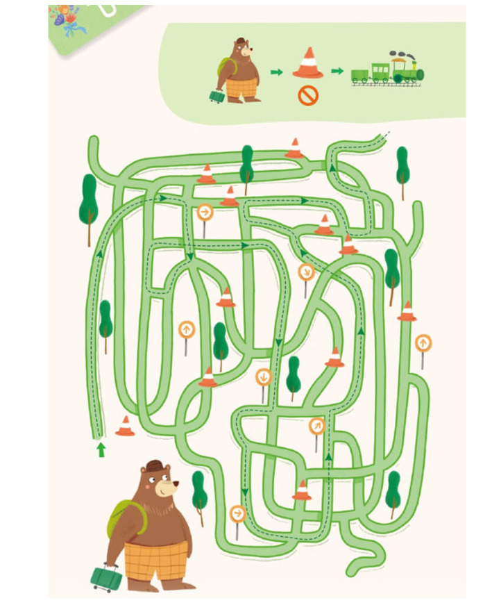 Joc Labirint cu Planse Educative pentru copii, Mideer - imagine 2