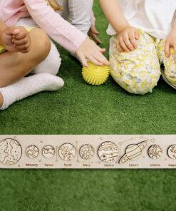 Alternative view of Joc Montessori de tip puzzle incastru - Sistemul Solar, Natur