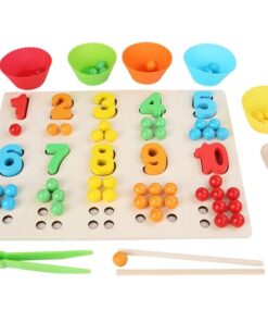 Joc Montessori multifunctional-Numaratoare cu bile
