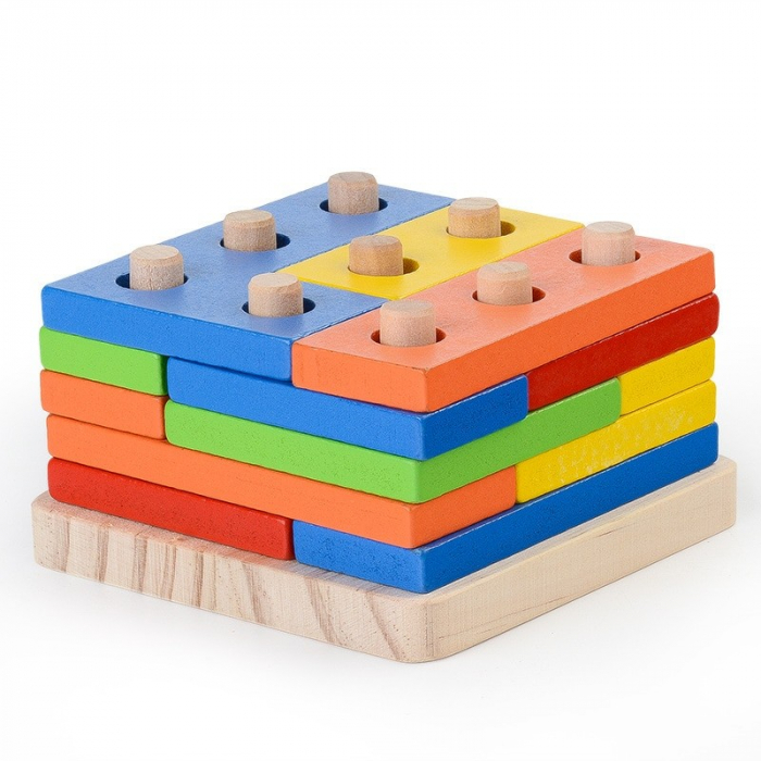 Joc de sortare, potrivire si stivuire forme geometrice - imagine 3