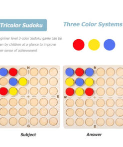 Alternative view of Joc de tip Montessori - Sudoku si  Simetria Culorilor