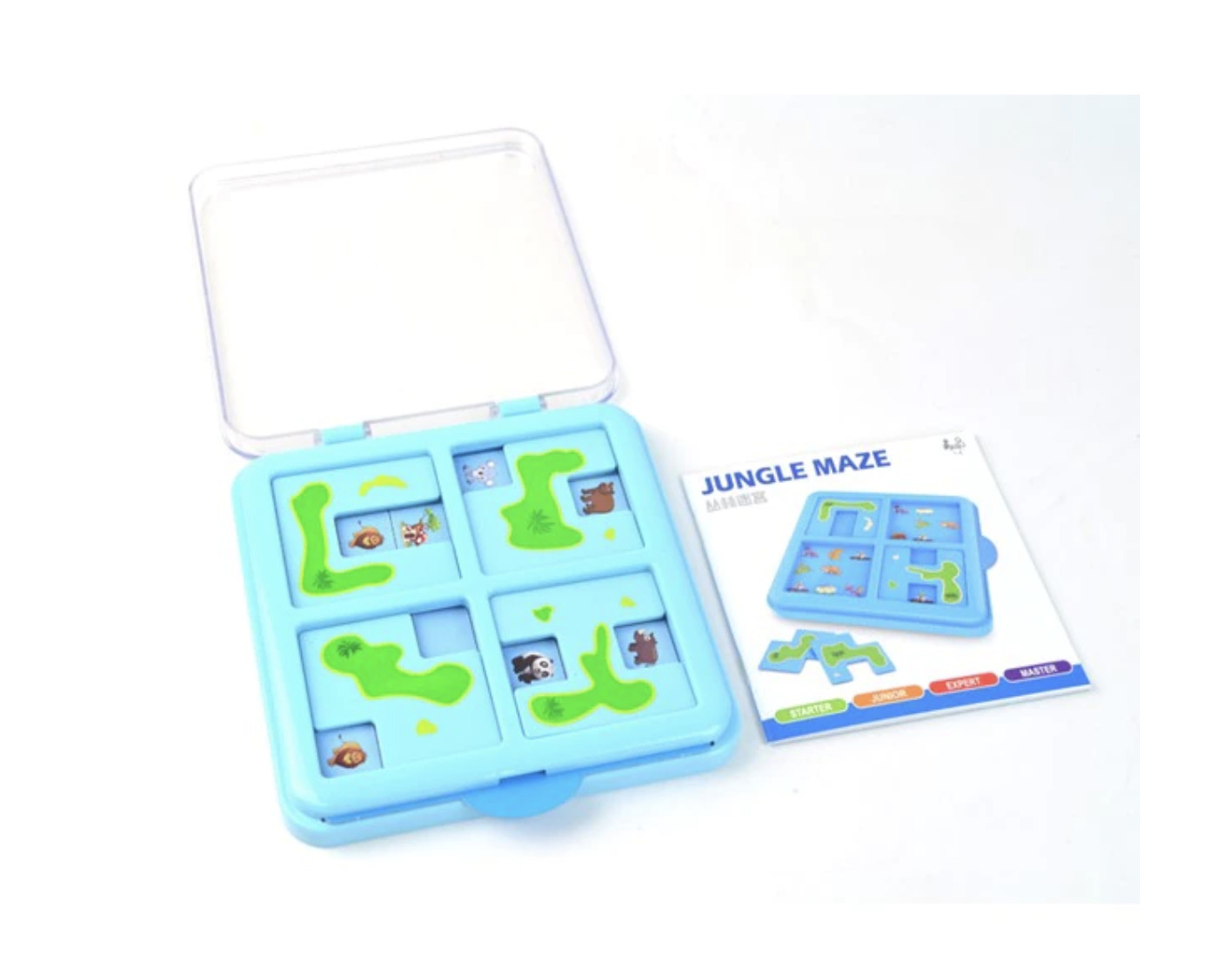 Joc logica pentru copii - Labirint cu Animale Salbatice - imagine 3