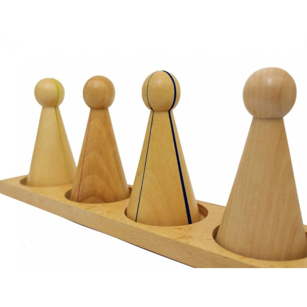 Joc matematica de tip Montessori, Pioni Fractiile - imagine 10