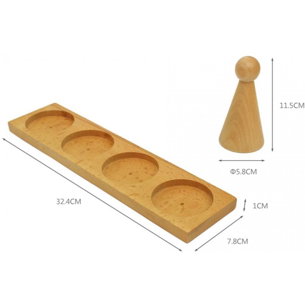 Joc matematica de tip Montessori, Pioni Fractiile - imagine 9