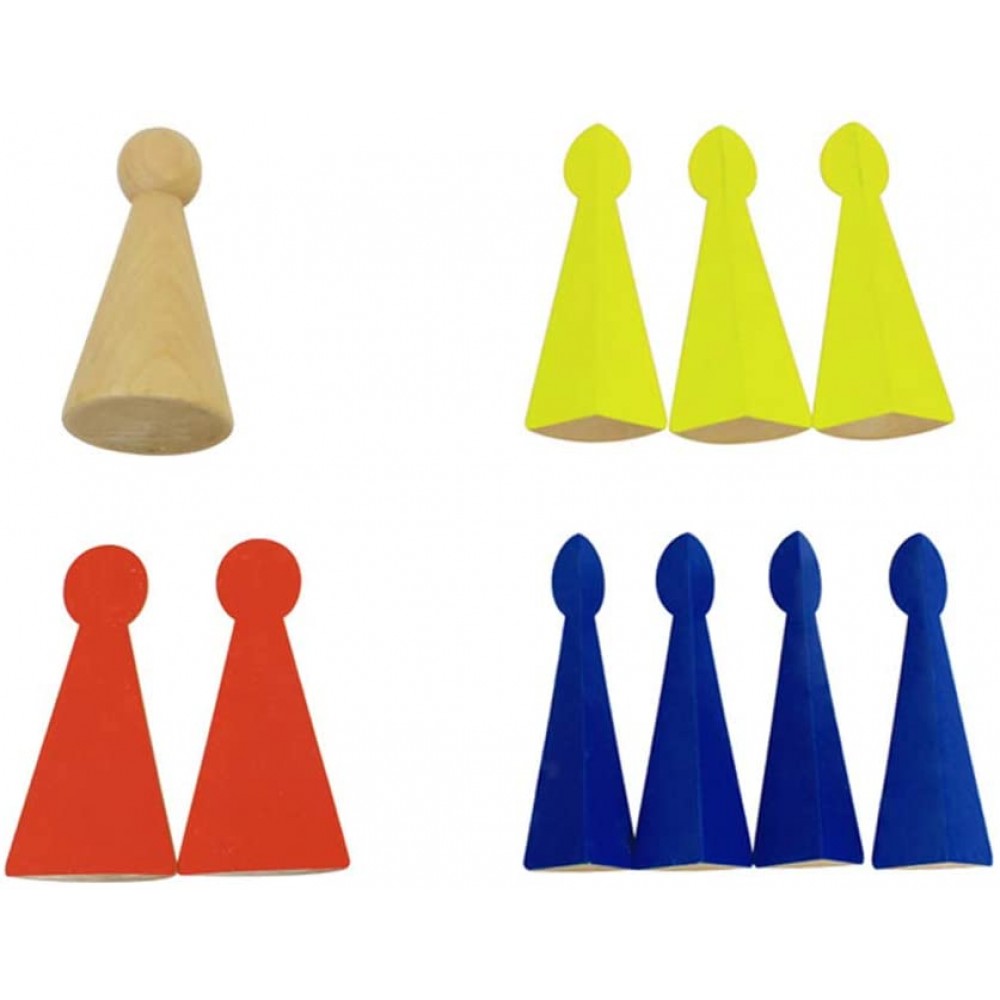 Joc matematica de tip Montessori, Pioni Fractiile - imagine 7