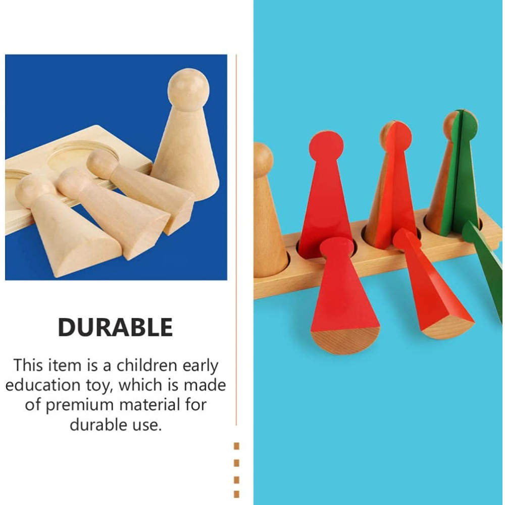 Joc matematica de tip Montessori, Pioni Fractiile - imagine 5