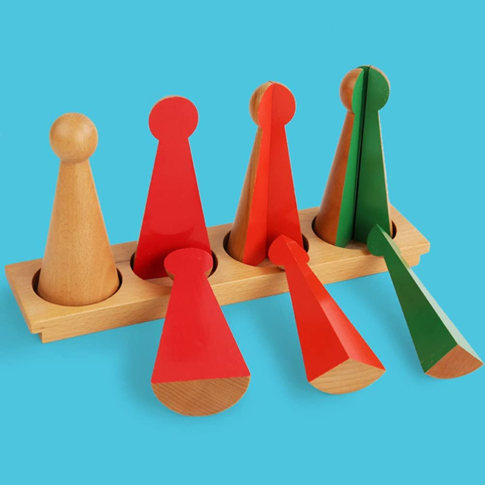 Joc matematica de tip Montessori, Pioni Fractiile - imagine 4