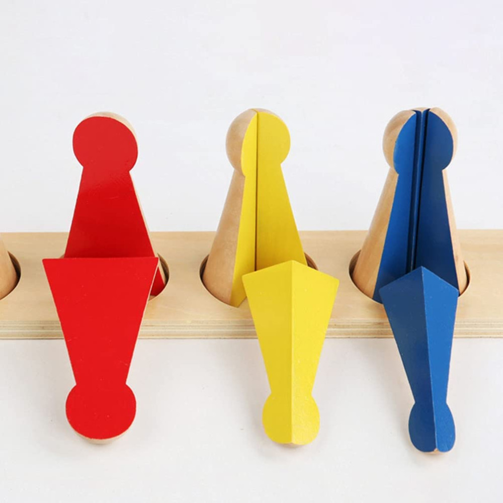 Joc matematica de tip Montessori, Pioni Fractiile - imagine 3