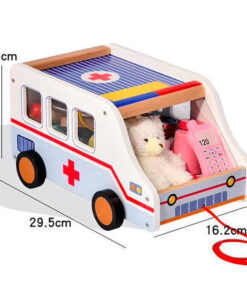 Alternative view of Jucarie de Rol din lemn - Set Dentist si ambulanta