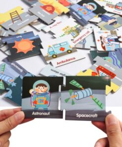 Alternative view of Set Puzzle duo de asociere,Meserii, 36 piese