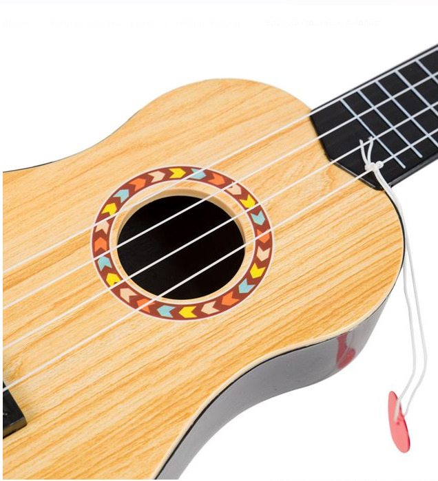 Instrument muzical pentru copii - Chitara mini, 41 cm - imagine 2