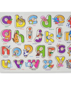 Alternative view of Puzzle incastru - Alfabet cu litere mici si asociere