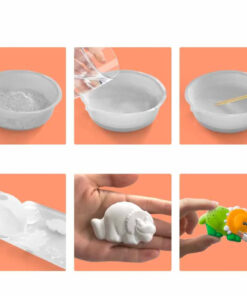 Alternative view of Set creativ de pictura si modelaj - Magneti animale