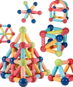 Set de constructie 3D, magnetic,100piese