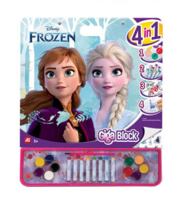 Set de pictura Frozen AS, 4 in 1, bloc de desen