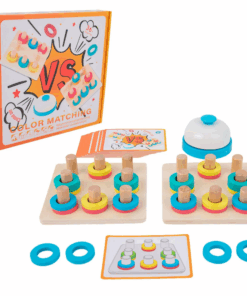 Joc de tip Montessori -Simetria Culorilor, 3 ani+