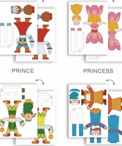 Alternative view of Origami cu 8 personaje - Joc creativ si educativ,  Mideer 5 ani+