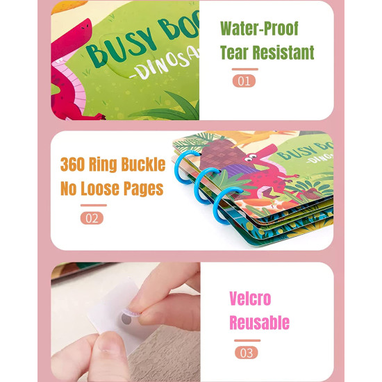 Carte cu stickere reutilizabile, 2 ani+ - imagine 4