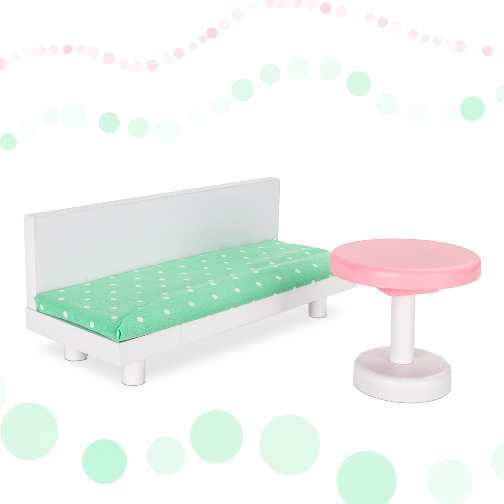 Casa de papusi din MDF, 110 cm, complet utilata si mobilata - imagine 9