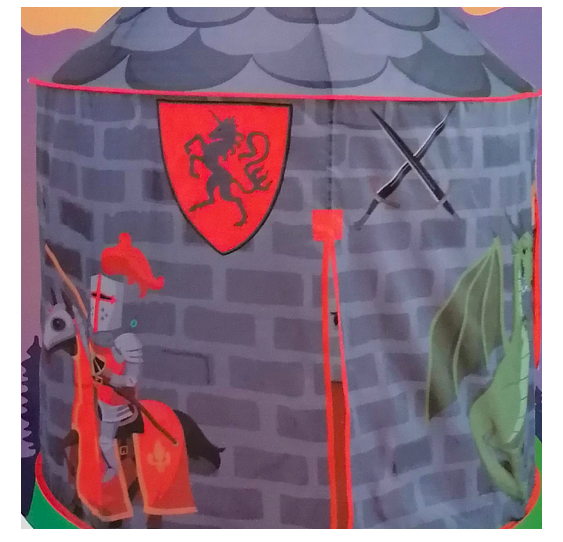 Cort pentru copii, Castel,100x100x135 cm - imagine 3