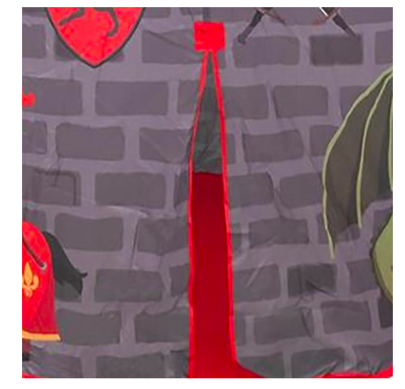 Cort pentru copii, Castel,100x100x135 cm - imagine 2