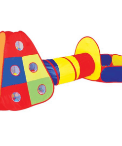 Alternative view of Loc de joaca pentru copii cu tunel,cort si 80 de mingii 195x100