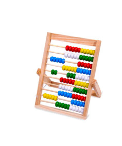 Numaratoare din lemn clasica, abac, 16 x 21 cm