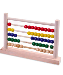 Numaratoare din lemn clasica, abac, 28 x 20 cm