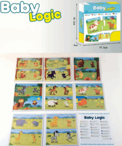 Alternative view of Set 16 Puzzle de asociere din 2 piese mari, Mama si Puiul