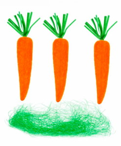 Set pentru activitati lucru manual si crafts, Creatii Paste, 3 Morcovi