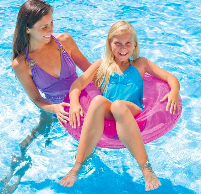 Colac copii 4-9 ani - Multicolor, 76 cm, Intex - imagine 4