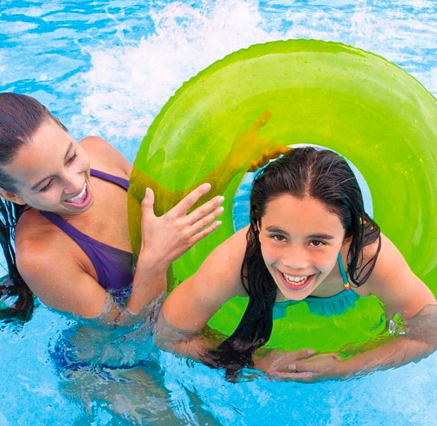 Colac copii 4-9 ani - Multicolor, 76 cm, Intex - imagine 2