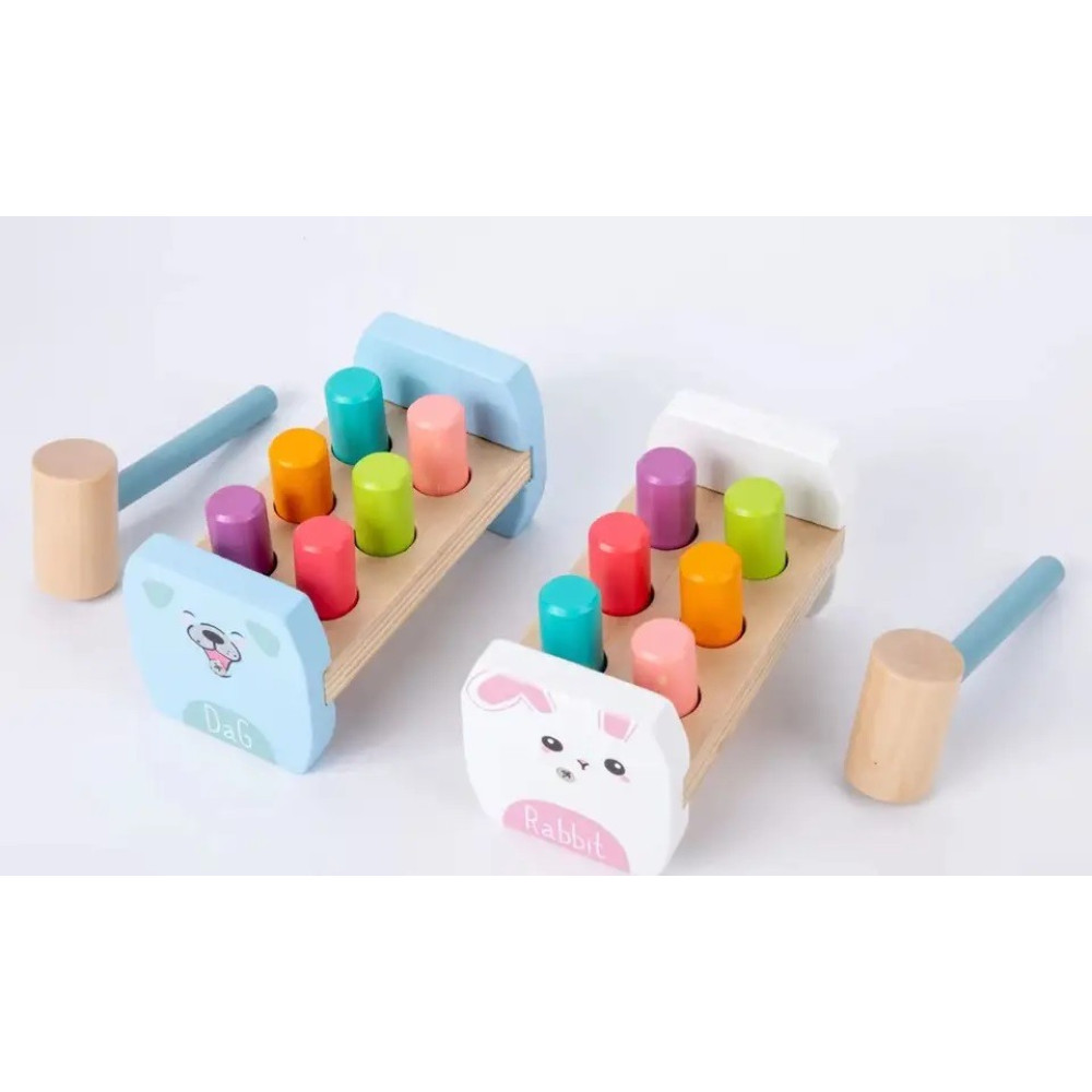 Joc de motricitate si dexteritate cu ciocanel,15 cm - imagine 2
