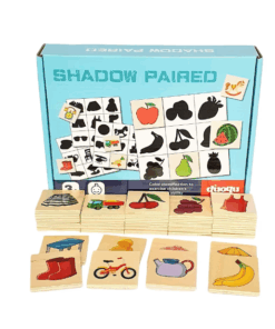 Joc educativ de asociere cu Umbre, 3 ani+, 40 piese
