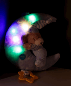 Alternative view of Jucarie de plus pentru patut si carucior - Carusel muzical cu lumini, albastru