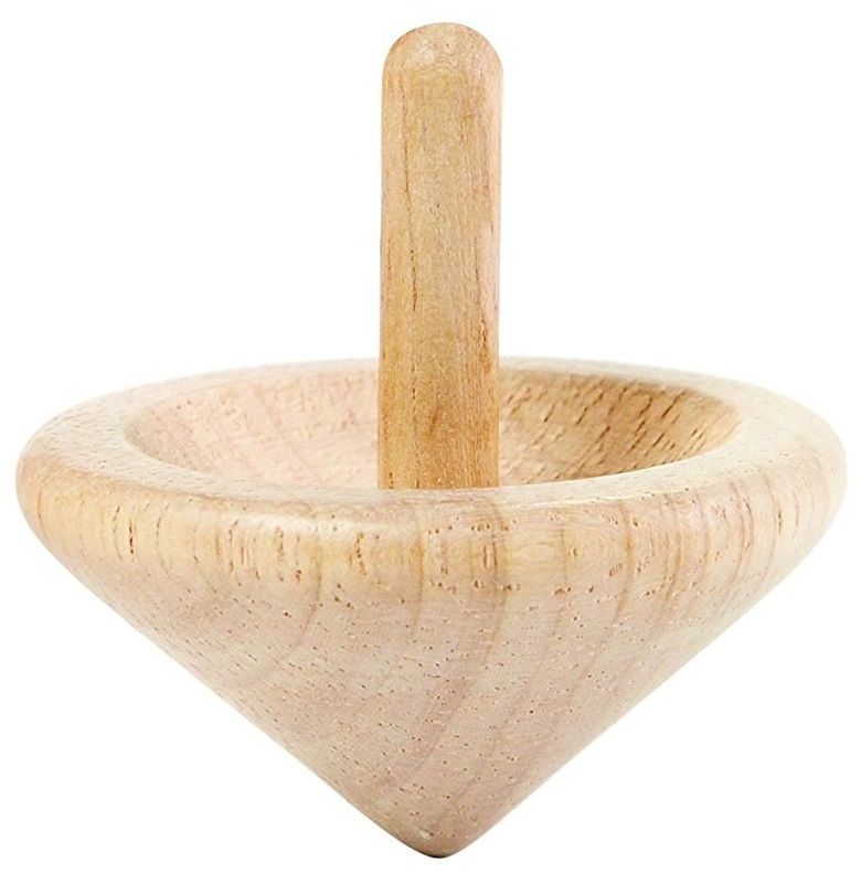 Set 4 titirezi din lemn pentru copii, 3 ani+ - imagine 4