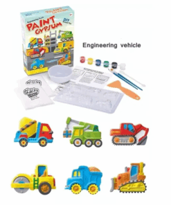 Alternative view of Set creativ de pictura si modelaj - Magneti masinute, 6 ani+