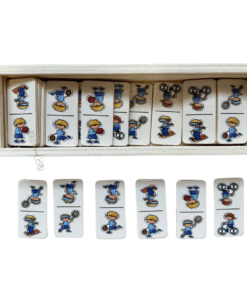 Joc de masa, Domino cu Activitati sportive, 28 Piese