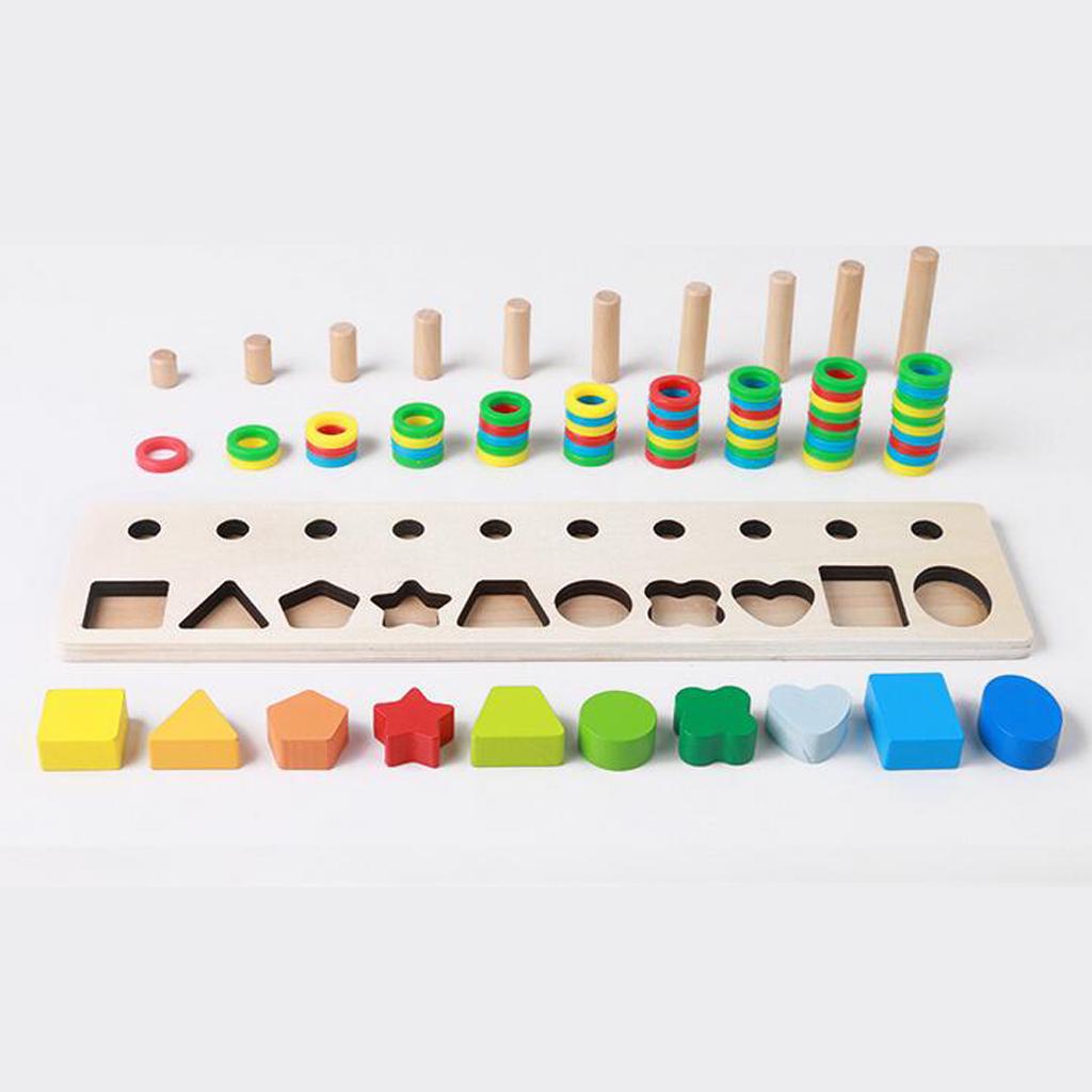 Joc logaritmic - Aritmetica si sortare forme geometrice, 3 ani+ - imagine 6