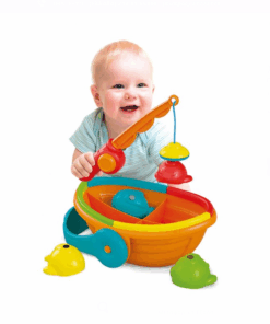 Jucarie interactiva bebelusi, joc magnetic de pescuit, 12 luni+